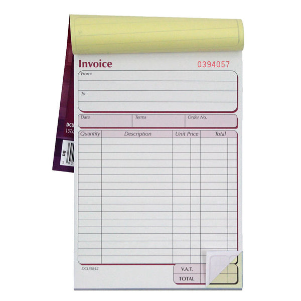 Invoice Book 50 Sets (NCR) - 137 x 203mm