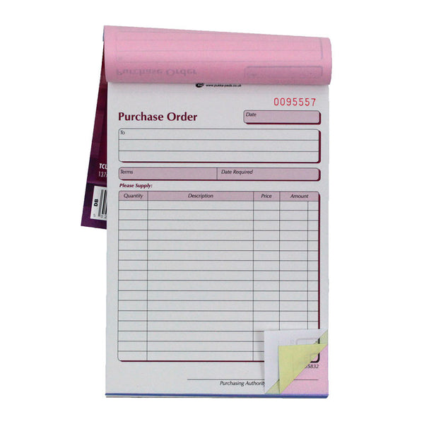 Triplicate Purchase Order Book